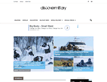 Tablet Screenshot of discovermilitary.com
